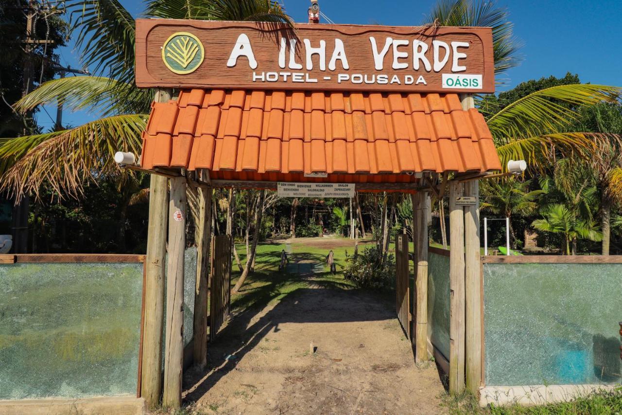 A Ilha Verde Hotel Pousada Na Praia 일랴 두 멜 외부 사진