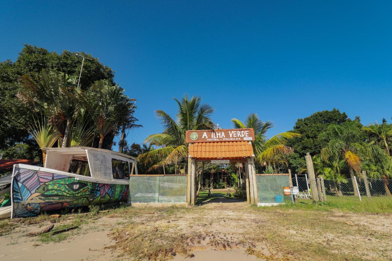 A Ilha Verde Hotel Pousada Na Praia 일랴 두 멜 외부 사진