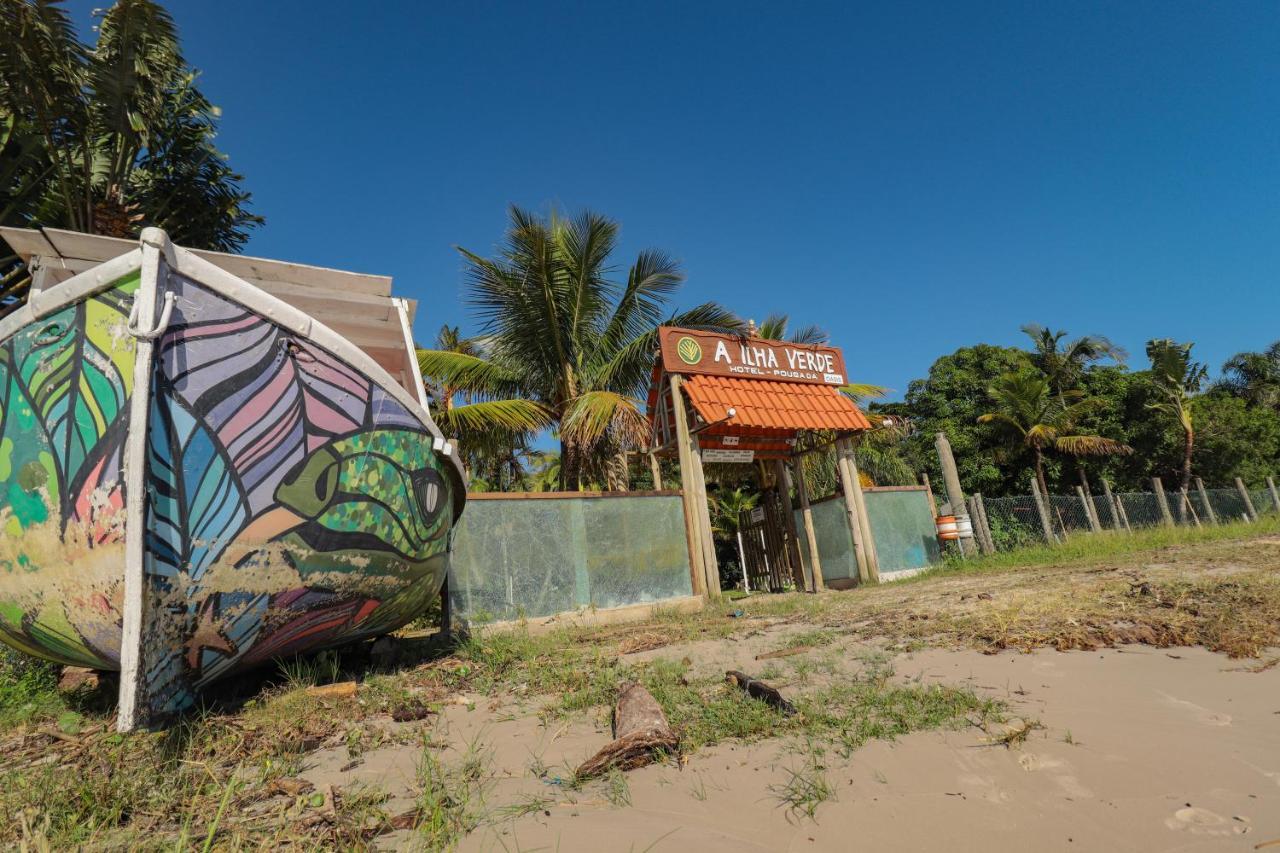 A Ilha Verde Hotel Pousada Na Praia 일랴 두 멜 외부 사진