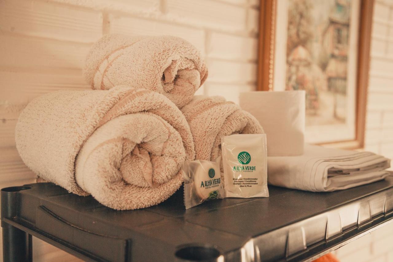A Ilha Verde Hotel Pousada Na Praia 일랴 두 멜 외부 사진